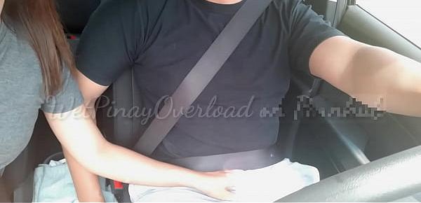  Blowjob While Driving And We Sex Inside Car - Almost Got Caught